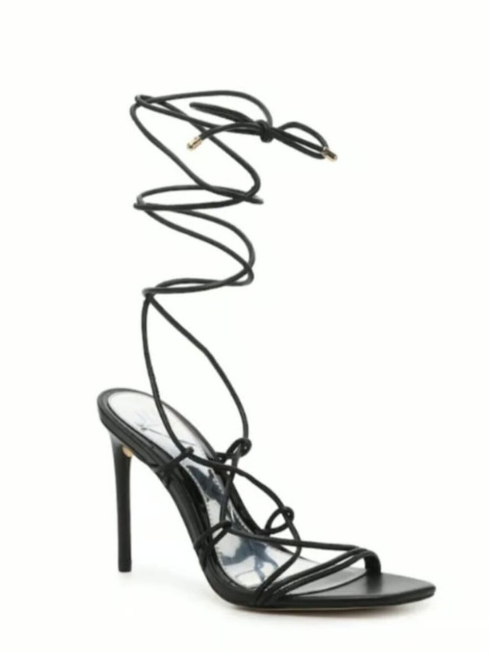 J Lo Strappy Black Heels